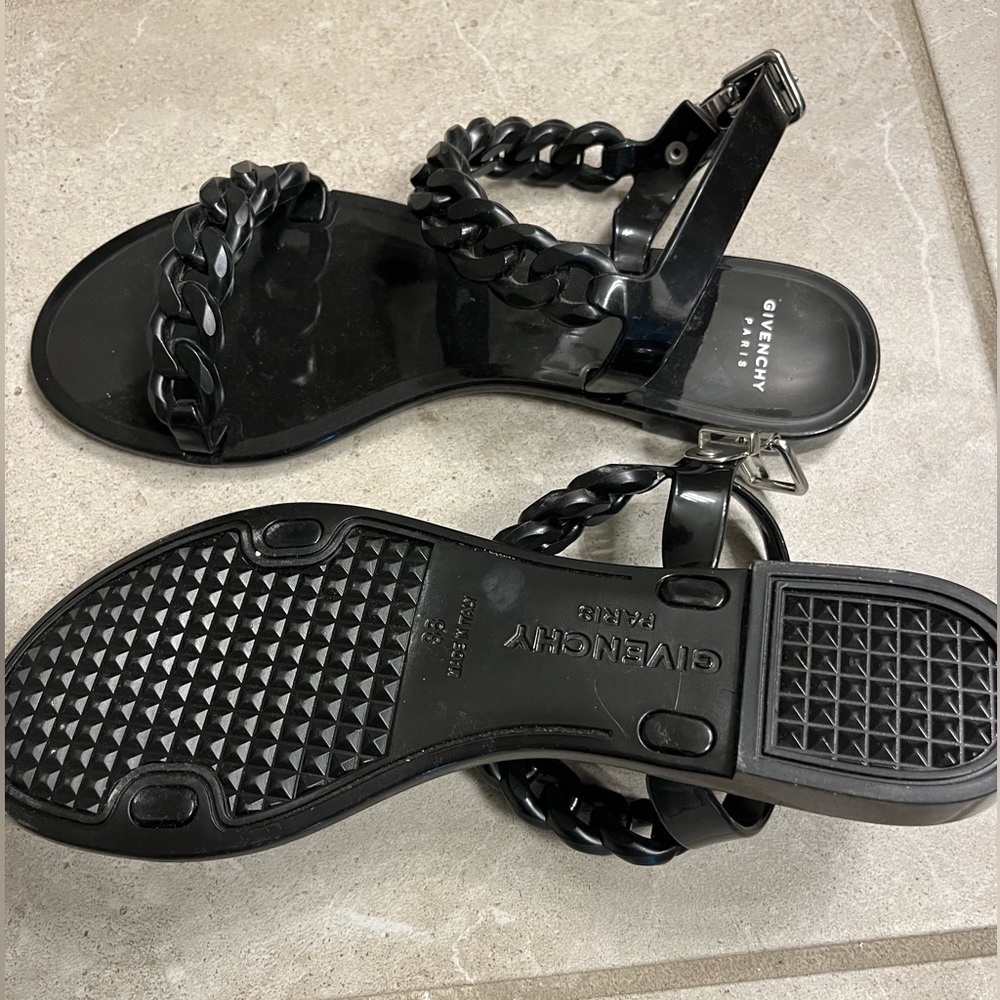 Authentic Givenchy Rubber Sandals. - image 2